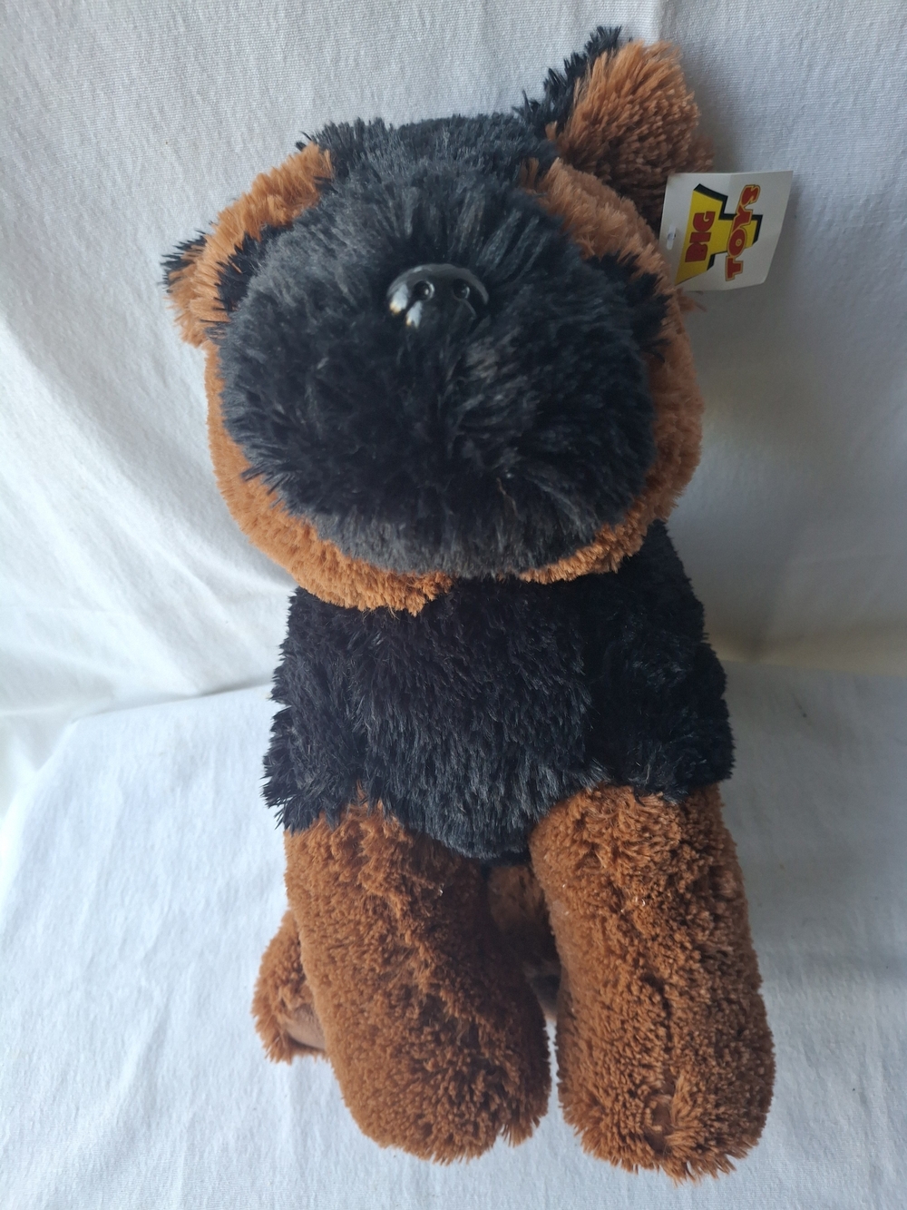 Black and Brown Plush Rottweiler Dog Stuffed Animal